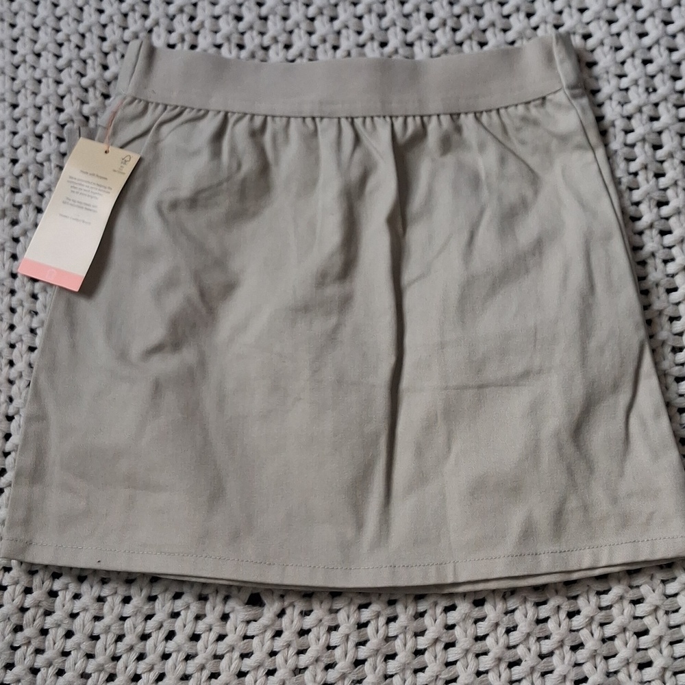 FRENCH TOAST Girls Khaki Pleated Skort with Side Bow School wear 6X - Picture 3 of 3